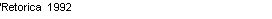 Text Box: �Retorica  1992