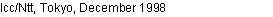 Text Box: Icc/Ntt, Tokyo, December 1998