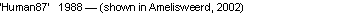Text Box: �Human87�   1988 � (shown in Amelisweerd, 2002)
