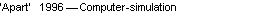 Text Box: �Apart�   1996 � Computer-simulation